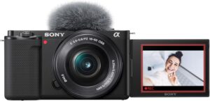 Sony ZV-E10 APS-C Mirrorless Vlog Kit - Black