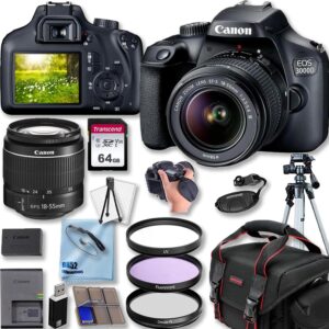 Canon EOS Rebel T100 DSLR Bundle (Renewed)