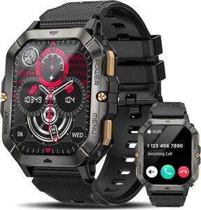 Fitness Smartwatch: Calls, Health Tracking, 100+ Modes