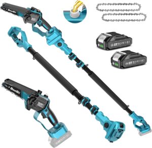 SEESII Cordless Pole Saw with Battery