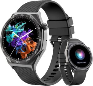 AOC Smartwatch 1.43" AMOLED, AI, BT Call, HR/Sleep, IP67, Black