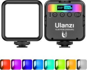 ULANZI VL49 RGB LED Camera Light 360° 2500-9000K