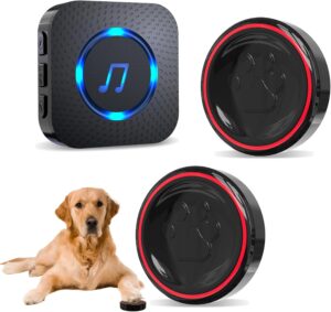 ChunHee Smart Dog Doorbell, 1000FT, 55 Melodies