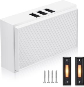2-Tone Doorbell Chime Kit w/Lighted Buttons