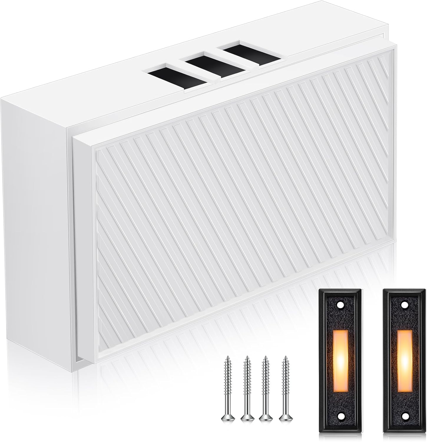 2-Tone Doorbell Chime Kit w/Lighted Buttons