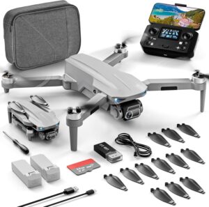 4K FPV Drone, 52min Flight, 10000ft, 249g, Grey