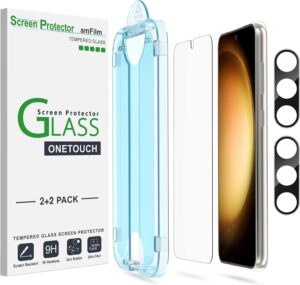 amFilm 2+2 Tempered Glass for S23+ 6.6" w/ Lens Protector
