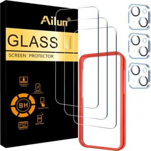 Ailun 3 Pack iPhone 15 Screen & Lens Protector