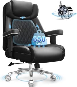 Big & Tall Office Chair, 650lbs Capacity
