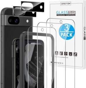 OMOTON 3+2 Pixel 8a Screen & Lens Protector