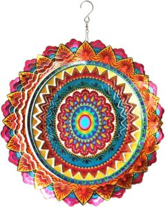 FONMY 12" Multi-Color Mandala Wind Spinner