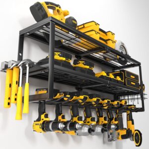 YYR Heavy Duty Tool Organizer Wall Mount - 32" 8 Slots