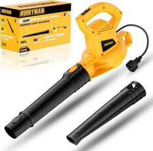 ALLOYMAN 7AMP 130MPH Electric Leaf Blower