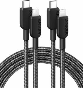 Anker 310 USB-C to Lightning Cable (6FT, 2Pack, MFi)