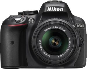 Nikon D5300 24.2MP DSLR w/ 18-55mm VR Lens (Renewed)