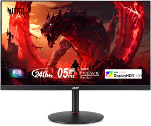 Acer 27" WQHD 240Hz Gaming Monitor