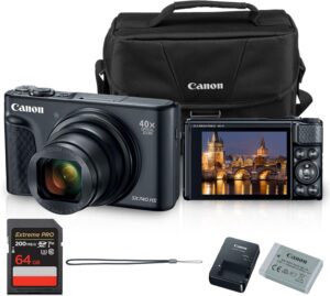 Canon PowerShot SX740 HS: 20.3MP, 40x Zoom, 4K, Wi-Fi, 64GB
