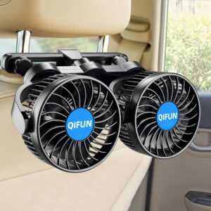 12V 4" Rotatable Car Fan for Rear Seat
