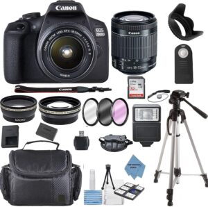 Canon EOS 2000D DSLR Camera Kit (Renewed)