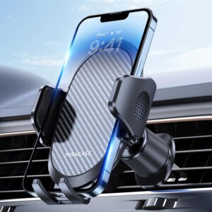 Miracase Car Phone Holder with Metal Clip, Black