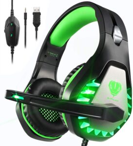 LED Gaming Headset for PC, Xbox, PS5