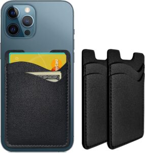 Phone Card Holder Sticker - 2Pack Black