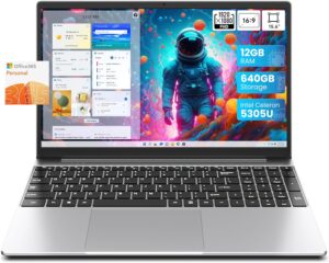 12GB/640GB Laptop, 15.6" FHD, 5305U, Office 365