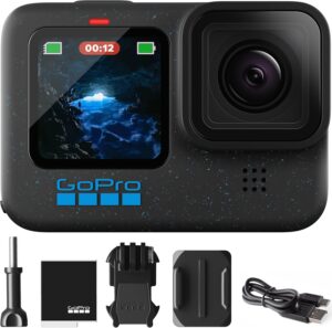 GoPro Hero12 Black - 5.3K60, 27MP, HDR, Stabilization