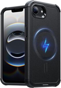 iPhone 16e Case, 23ft Mil-Grade Drop, MagSafe, Black