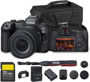 Canon EOS R6 II w/RF 24-105mm, 4K, 64GB