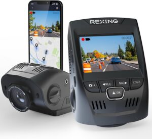 V1-4K Dash Cam 170° Wi-Fi GPS CPL 256GB