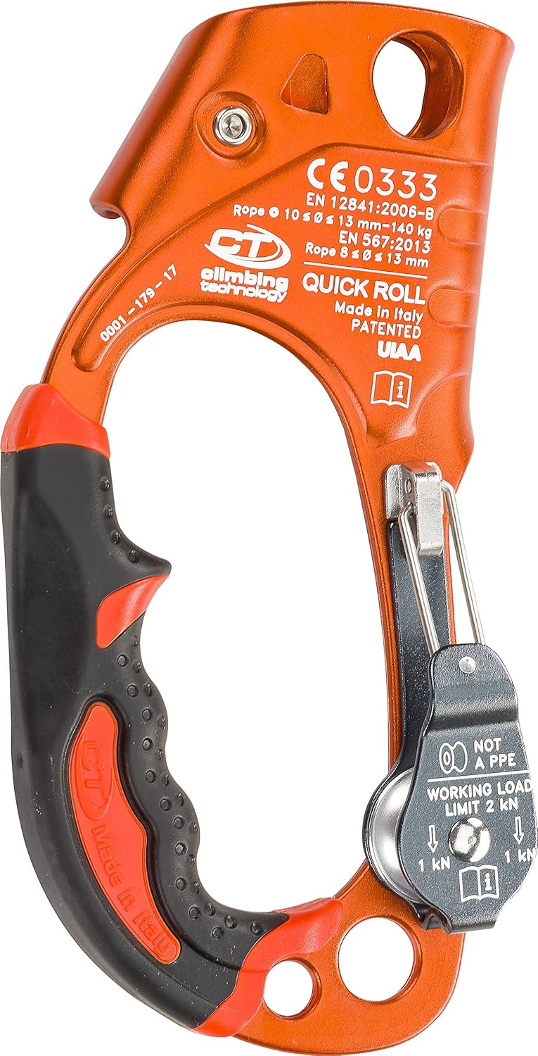 Quick Roll Ascender, RH, Orange