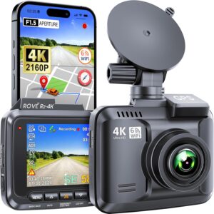 ROVE R2-4K Dash Cam, WiFi GPS, 2160P