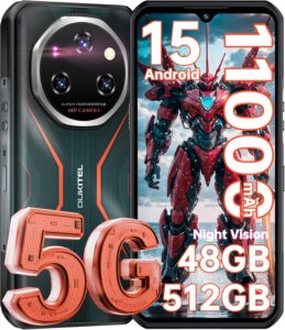 OUKITEL WP55 Pro 5G Rugged Phone, 512GB, 11000mAh