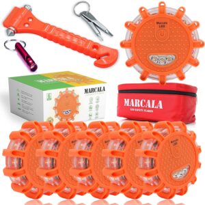 Marcala LED Road Flares 6-Pack