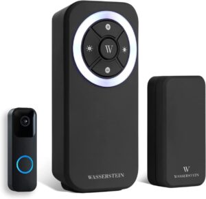 Wasserstein Doorbell Chime for Blink (Black)