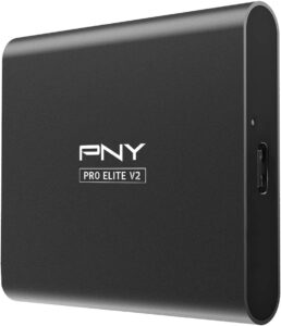 PNY Pro Elite V2 1TB USB-C Portable SSD