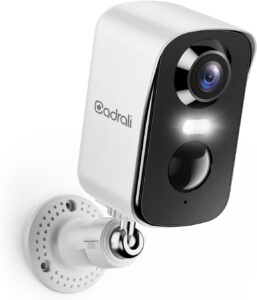 2K Outdoor Cam: AI Detection, Color Night