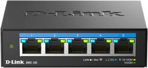 D-Link 5-Port 2.5GB Unmanaged Gaming Switch