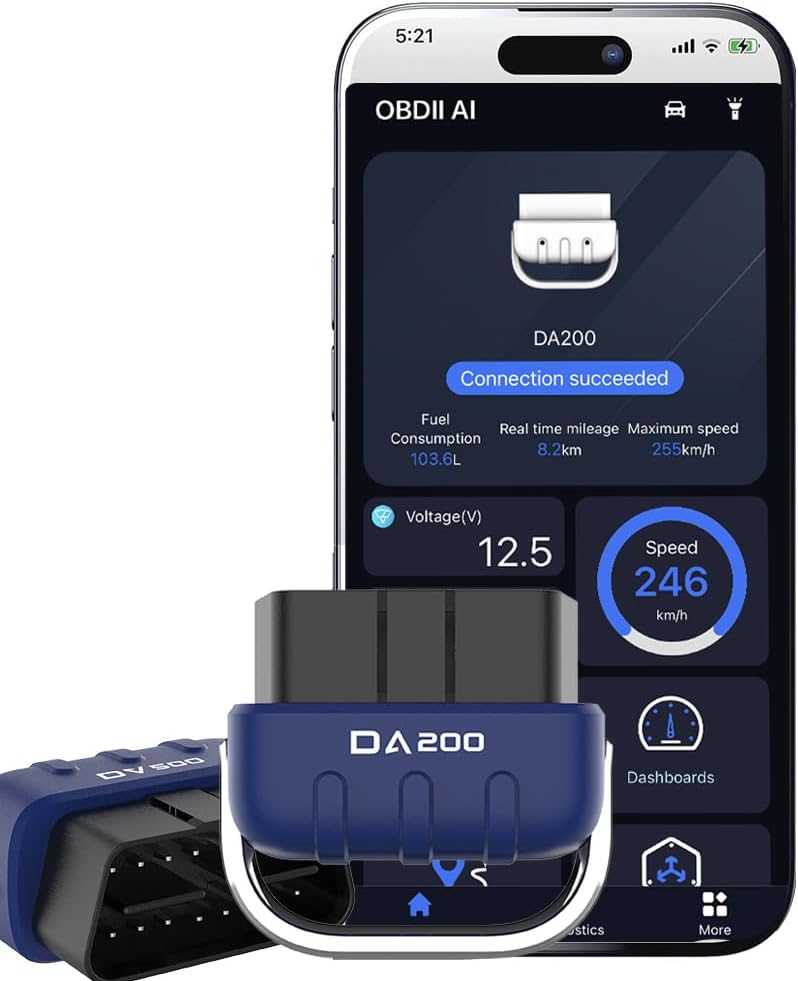 DA200 Bluetooth OBD2 Scanner