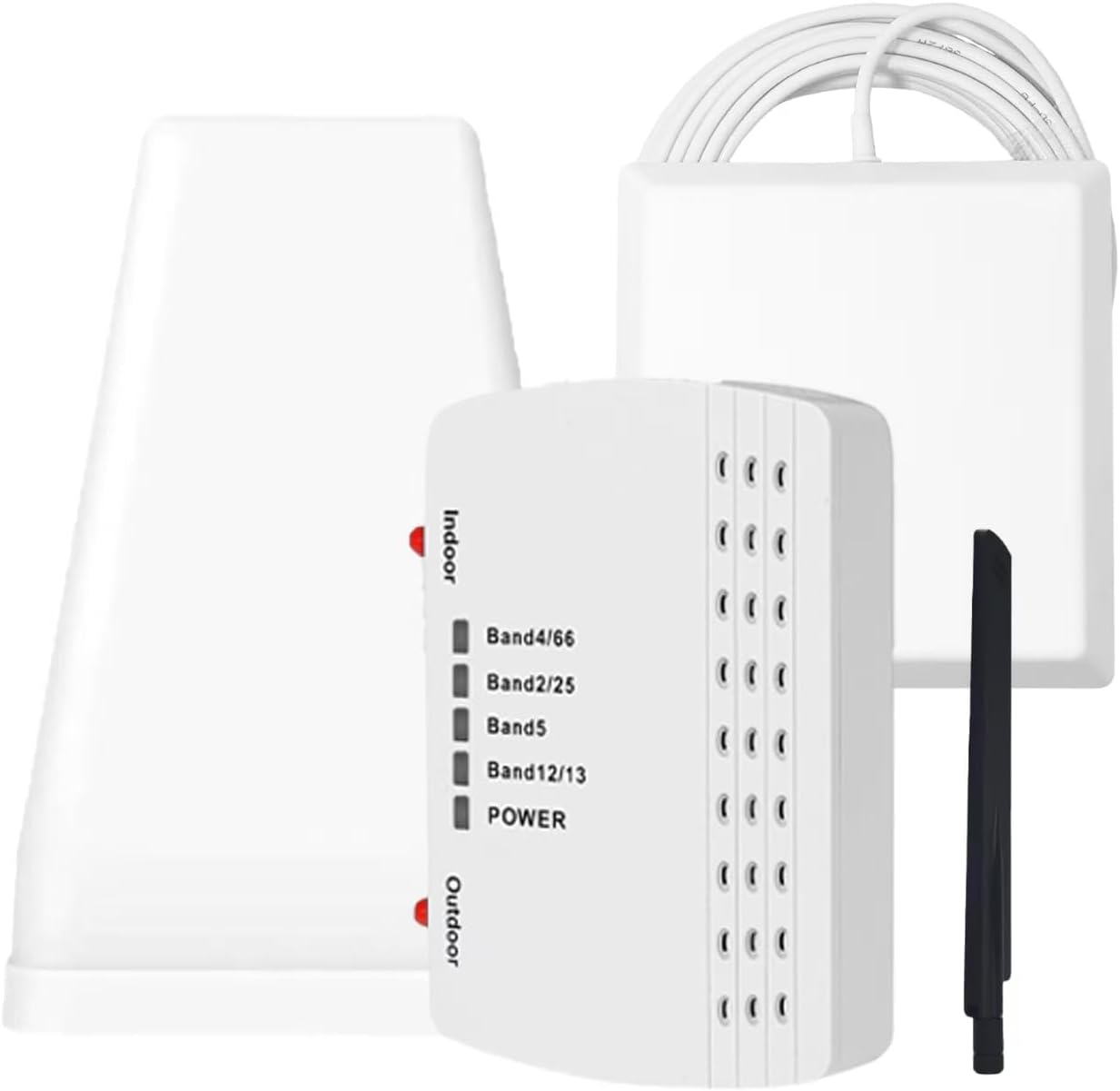 6000 Sq.Ft Cell Booster, 2 Antennas, All US Carriers