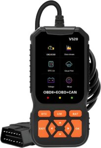 V520 OBD2 Scanner: Read/Erase Codes, Cars 1996+