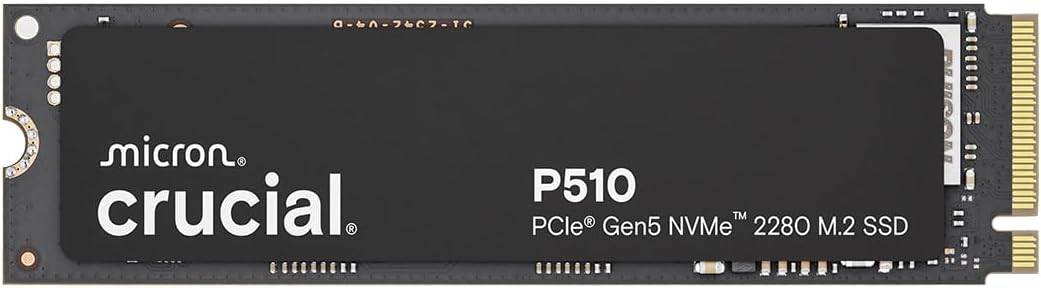 Crucial P510 2TB Gen5 NVMe SSD