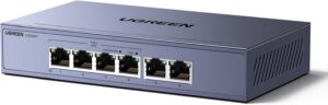 UGREEN 6-Port PoE Switch, 4×60W