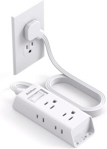 Cruise Essentials Flat Plug Power Strip