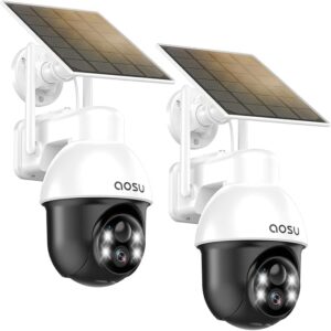 AOSU Solar Cam 2-Pack