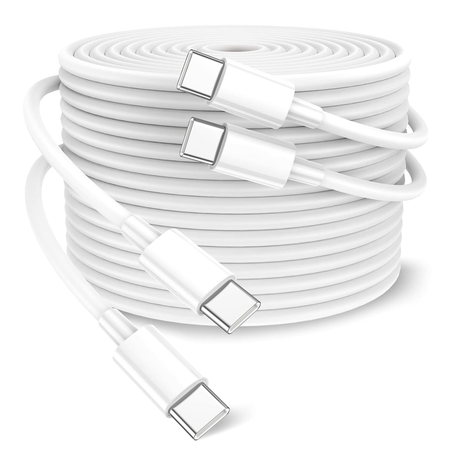 100W USB-C Cable 2-Pack, 10ft