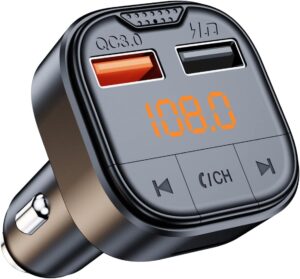 Car Bluetooth FM Transmitter MP3 QC3.0