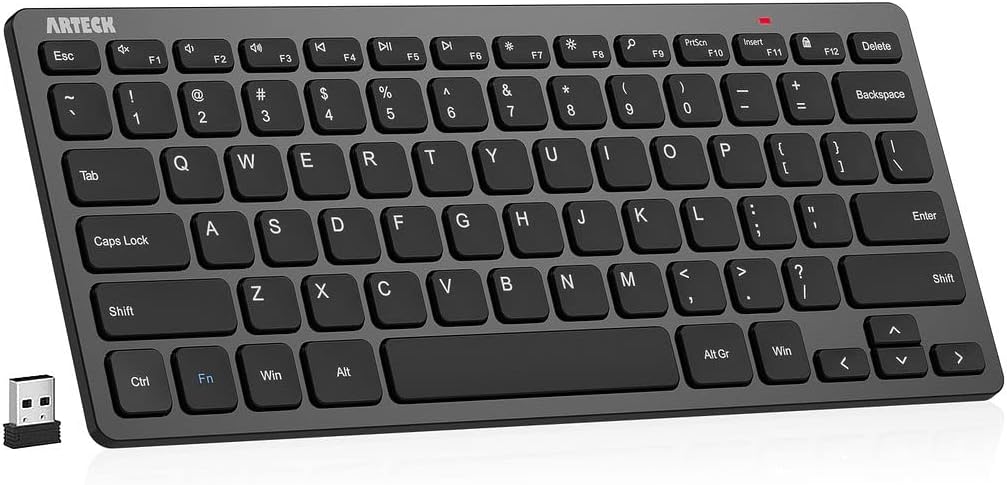 Arteck 2.4G Slim Wireless Keyboard