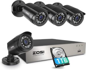ZOSI 3K Lite 8CH DVR & 4-Camera System